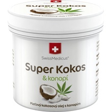 SwissMedicus Super Kokos s konopím pleťový kokosový olej 150 ml