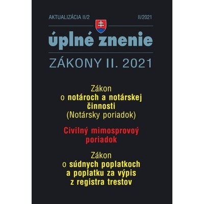 Aktualizácia II/2 2021