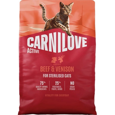 Carnilove granule Active pro sterilizované kočky hovězí a zvěřina 2 kg