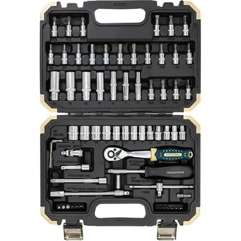 Rockforce Гедоре 66 части, 1/4", RockForce RF-2661-5 (RF-2661-5)