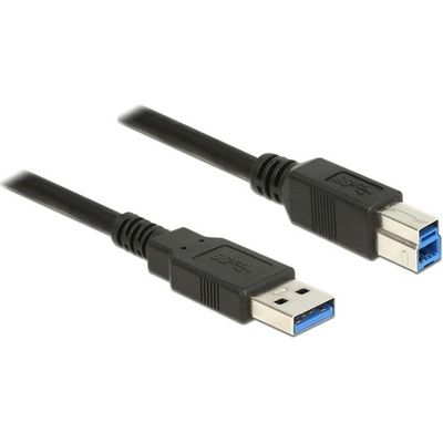 DeLock 85065-D USB 3.0 Typ-A samec gt; USB 3.0 Typ-B samec, 0,5m, černý