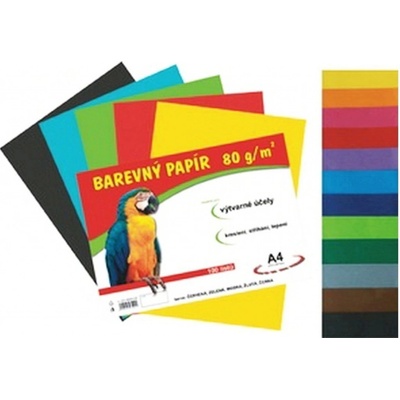 PaperMax Papír barevný A4 100ks 80 g tmavě modrý – Zboží Dáma