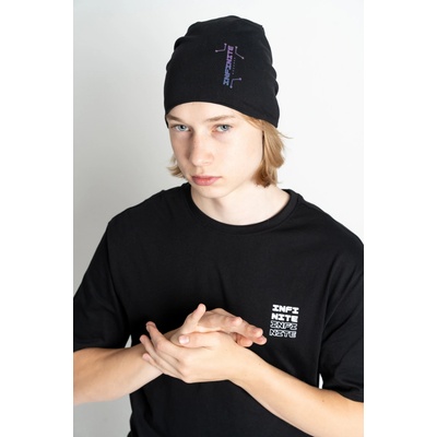 Reporter Young čepice s reflexním potiskem INFINITE černá