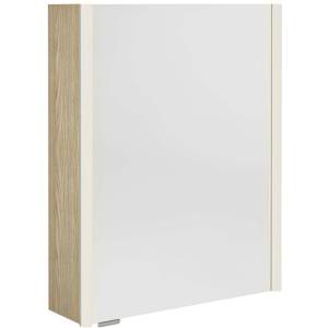 SAPHO Alix - Огледален шкаф с LED осветление 56x70x18 см, 2 врати, ляво/дясно, явор „Бардини AX156-0013 (AX156-0013)