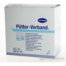 Pütter-Verband - ovínadlo elastické krátkoťažné 10 cm x 5 m 2 ks