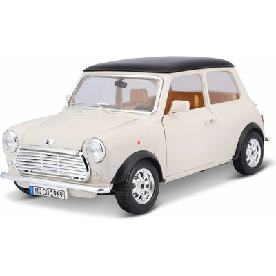 Bburago mini Cooper 1969 béžová 1:18