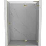 Mexen Lunar L душ врати, прави 135 cm, прозрачни, златни - 834L-135-000-50-00-P (834L-135-000-50-00-P)