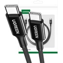 Ugreen US316 USB-C na USB-C, 100W, 5A, 0,5m, černý