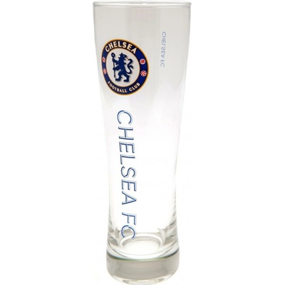 CurePink Sklenice FC Chelsea: Wordmark 470 ml