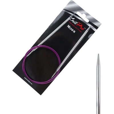 KnitPro Nova kruhové kovové fixní jehlice 4mm 80cm – Zboží Mobilmania