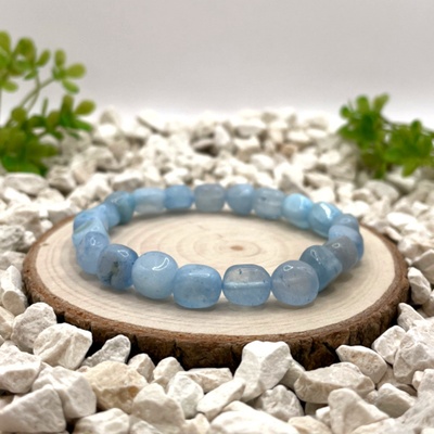 Certom Minerální náramek akvamarín – klid a odvaha 0107