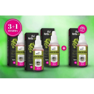 Herbavis SET 3+1 Sangre de drago 30 ml