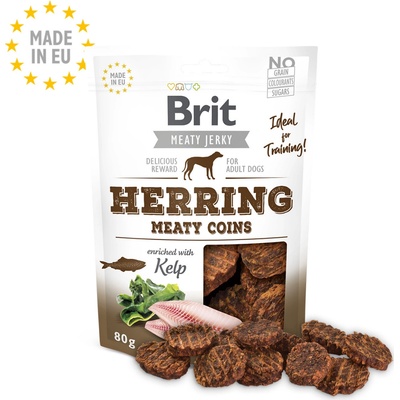 Brit Jerky Herring Meaty Coins 80 g – Zboží Dáma