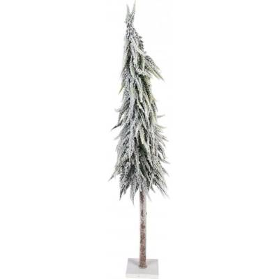 Umělý zasněžený stromeček na podstavci Rokeet – 15x75 cm