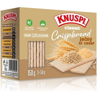 Knuspi Classic Crispbread Ječný 150 g