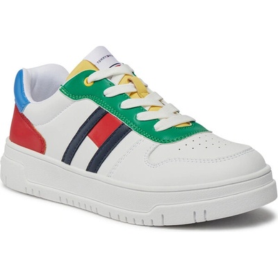 Tommy Hilfiger Сникърси Tommy Hilfiger Flag Low Cut Lace-Up Sneaker T3X9-33369-1355 S Multicolor Y913 (Flag Low Cut Lace-Up Sneaker T3X9-33369-1355 S)