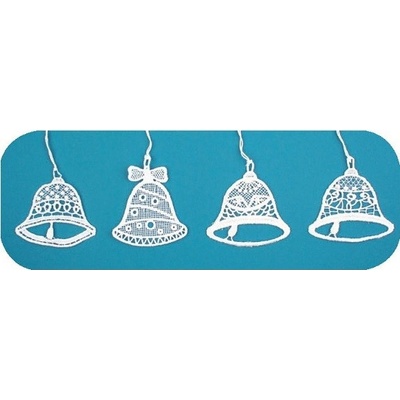 Anděl Přerov Háčkované zvonky 7 cm 4 ks – Zbozi.Blesk.cz