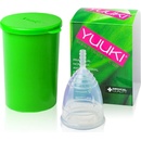 Yuuki Soft Menstruační kalíšek Velký čirý + Sterilizační kelímek 1 ks
