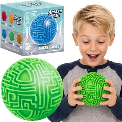 Woopie Amaze Ball zelená 3D labyrintová guľa