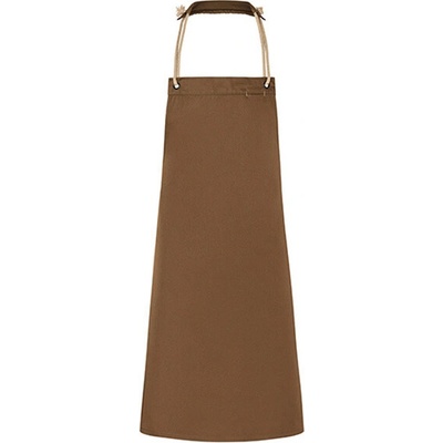 Karlowsky Gastro zástera s trakmi KY056 Cinnamon 70 x 85 cm