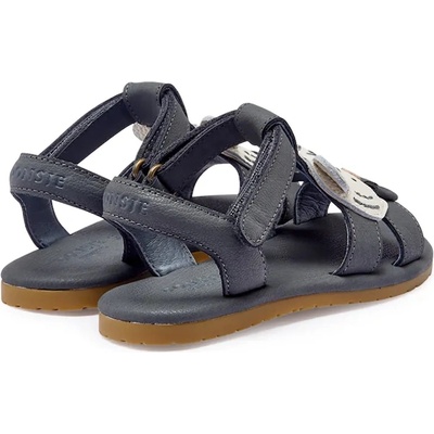 Donsje сандали с отворена пета за деца от кожа Dhalo Sandals Festive White Tiger (2027705)