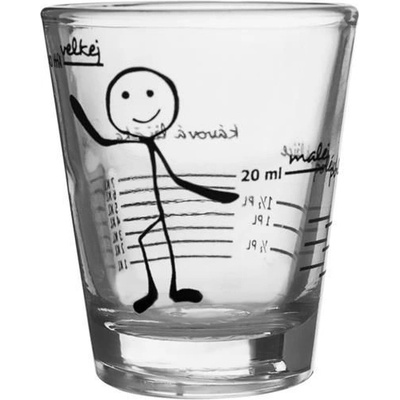 Odměrka sklo - odlivka 0,05l