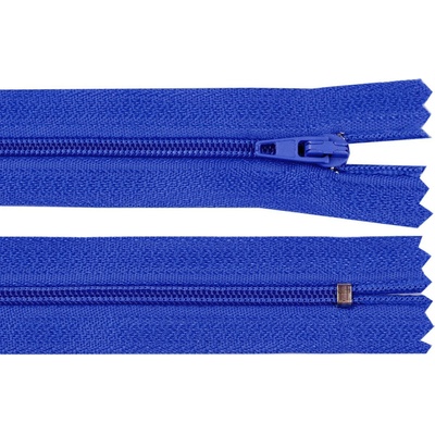 Spirálový zip No 3 délka 14 cm autolock, malé, 213 modrá safírová