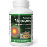 Natural Factors Растителни храносмилателни ензими - Complete Megazymes, 90 таблетки (1700 NF)