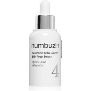 numbuzin No. 4 Ceramide AHA Glazed Skin Prep Serum хидратиращ серум за лице с ексфолиращо действие 30ml