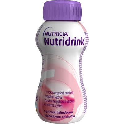 NUTRIDRINK S PŘÍCHUTÍ JAHODOVOU POR SOL 4X200ML