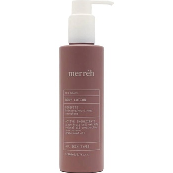 Merréh Red Grape Хидратиращ лосион за тяло, 200 ml