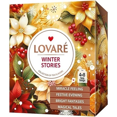 Lovaré Winter Kolekce čajů Tea Assorted 32 ks