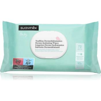 Suavinex Baby Dermo-hydrating Wipes мокри кърпички за лице и тяло 72 бр