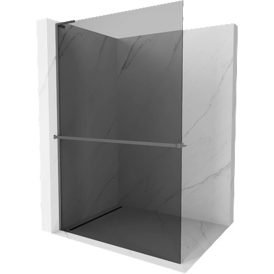 Mexen Kioto+ L душ-панел с рафт Walk-in 70 x 200 cm, графит, gun metal - 800-070-123-95-40 (800-070-123-95-40)