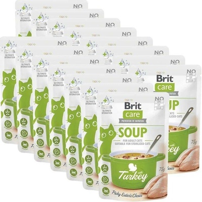 Brit Care Cat Soup Turkey 15 x 75 g