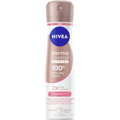 Nivea Derma Control Спрей дезодорант Clinical Ultra Dry Touch, 150 ml