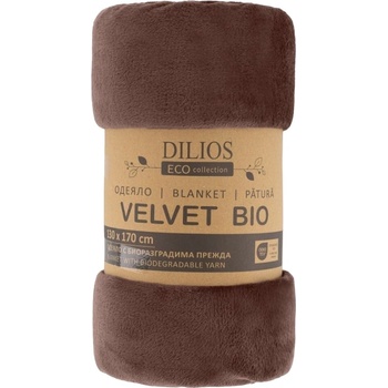 Dilios Одеяло Dilios - Velvet Bio, 130 x 170 cm, кафяво (1000021815)