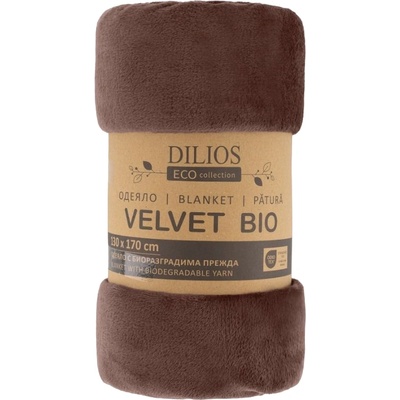 Dilios Одеяло Dilios - Velvet Bio, 130 x 170 cm, кафяво (1000021815)