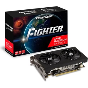 PowerColor Radeon RX 6500 XT Fighter v3 4GB GDDR6 (AXRX 6500XT 4GBD6-DHV3) Видео карти