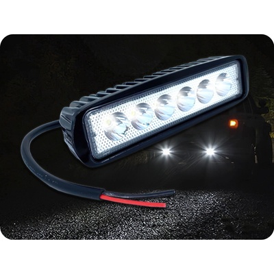 TruckLED LED pracovné svetlo 18W, 1680lm, 6xLED, 12V/24V, IP67 [L0097S-B]