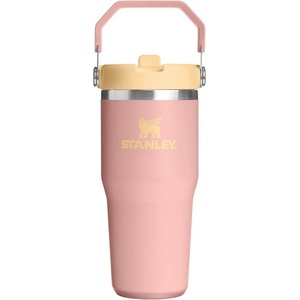 STANLEY Прасковен термос от неръждаема стомана 410 ml IceFlow Flip Straw 2.0 Tumbler Peach Rose - Stanley (100000116280)
