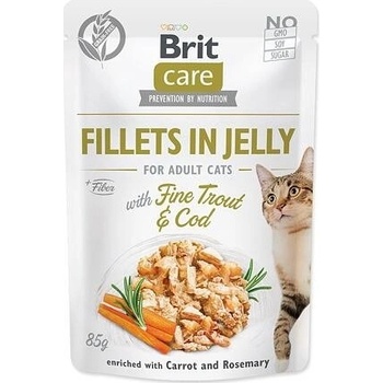 Brit Care Cat Trout & Cod in Jelly 85 g