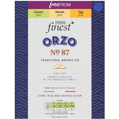 Tesco Finest Orzo těstoviny sušené bezvaječné 0,5 kg