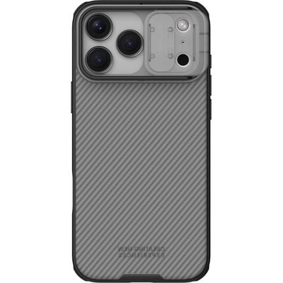 Nillkin Хибриден удароустойчив кейс за iPhone 17 Pro Max - Nillkin CamShield Pro Hard Case (черен-прозрачен) (57983127565)