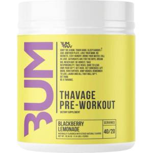 RAW Nutrition CBUM Thavage Pre-Workout | with Nitrosigine [520 грама] Къпинова лимонада