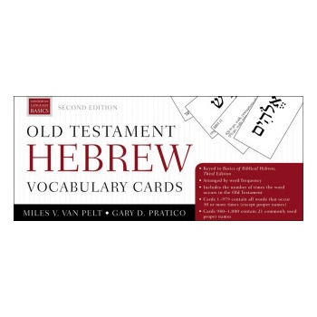 Zondervan Old Testament Hebrew Vocabulary Cards: Second Edition | Gary D. Pratico, Miles V. Van Pelt