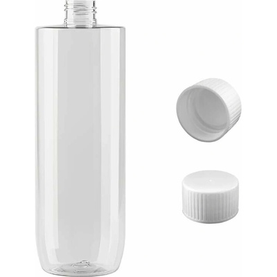 Ambra Plastová lahvička čirá s bílým uzávěrem 500 ml