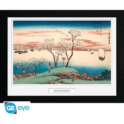 HIROSHIGE - Framed print "Cherry Blossom at Gotenya", PFC3703