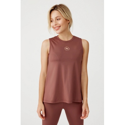 Drsný sportovní top Radical Classic Top Brown