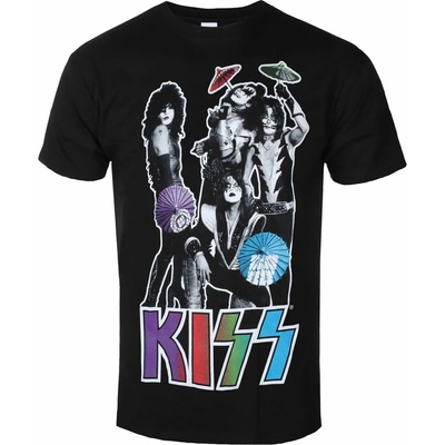 ROCK OFF мъжка тениска Kiss - Umbrellas - ЧЕРЕН - ROCK OFF - KISSTS29MB